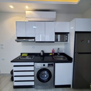 Fully equipped kitchen in Hurghada apartment